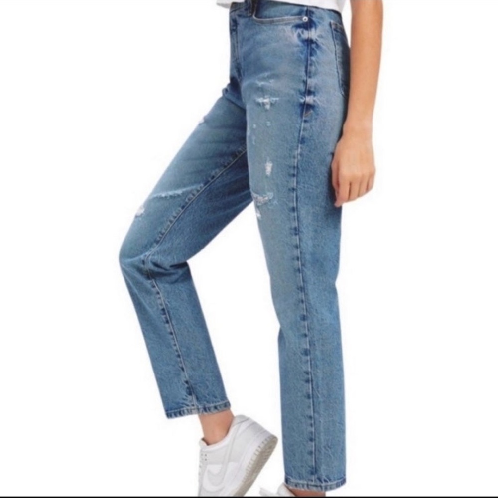 Good American Good Classic Distressed Jeans, 12/31